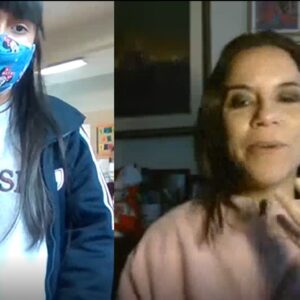 Escritora Claudia Paz hace visita virtual a estudiantes de 3er grado