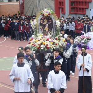 Señor de los Milagros en el Santísimo